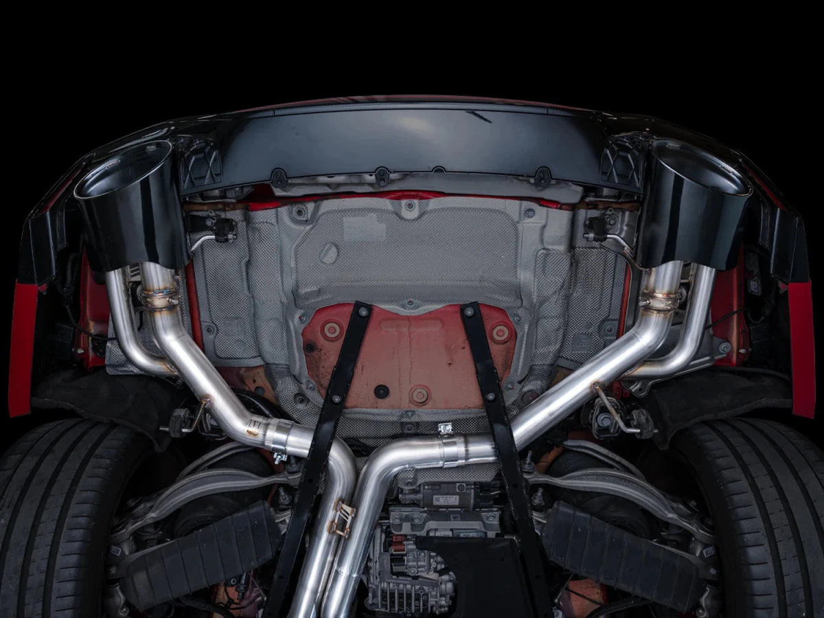 AWE Tuning - AWE Tuning 21 - 26 Audi C8 RS6/RS7 SwitchPath Cat - back Exhaust - Diamond Black Tips