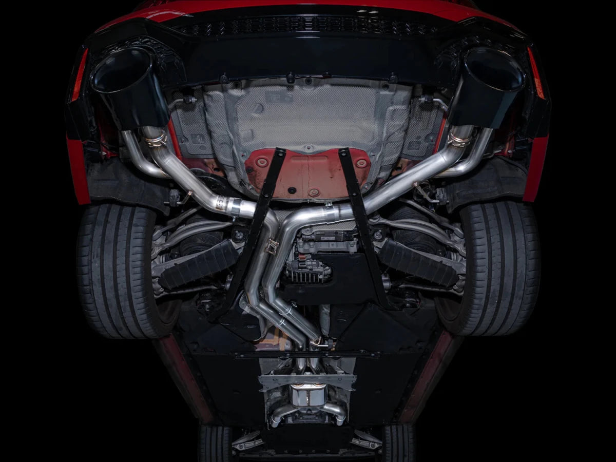 AWE Tuning - AWE Tuning 21 - 26 Audi C8 RS6/RS7 SwitchPath Cat - back Exhaust - Diamond Black Tips