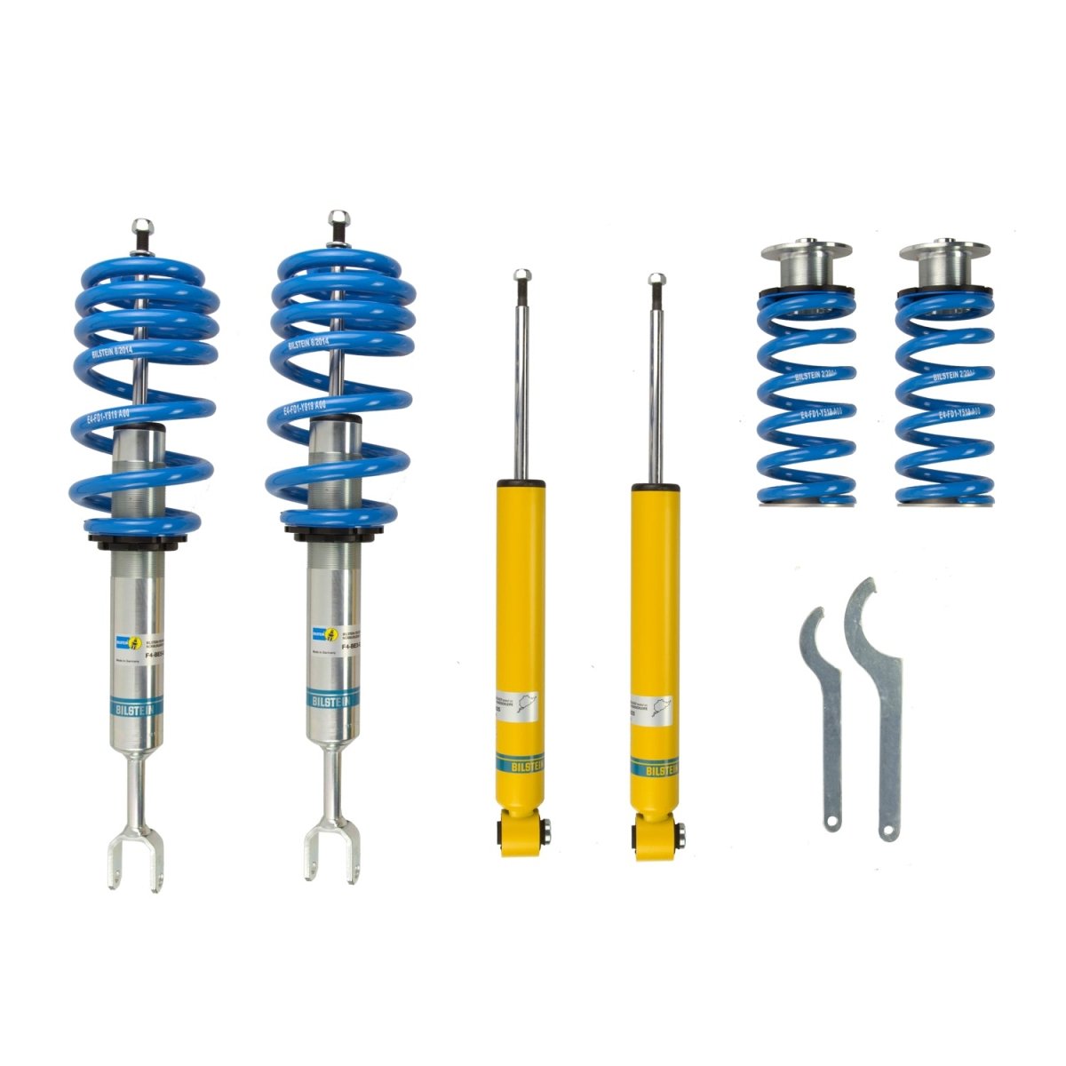 Bilstein - Bilstein B14 2002 - 2009 Audi A4 Front and Rear Suspension Kit - Panda Motorworks