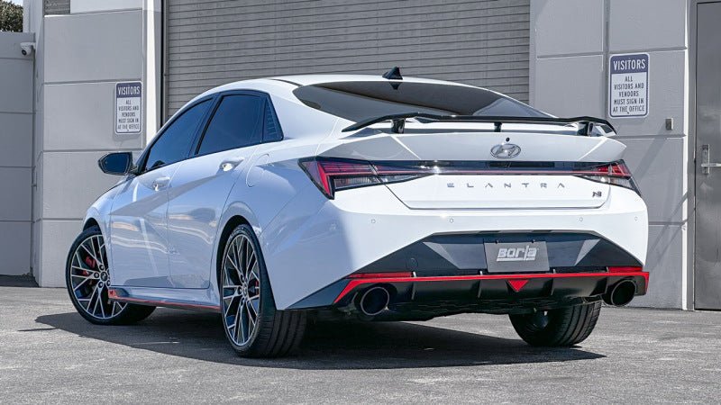 Borla - Borla 22 - 23 Hyundai Elantra N 2.0L 4 CYL. Turbo AT/MT ATAK Catback Exhaust Black Chrome - Panda Motorworks