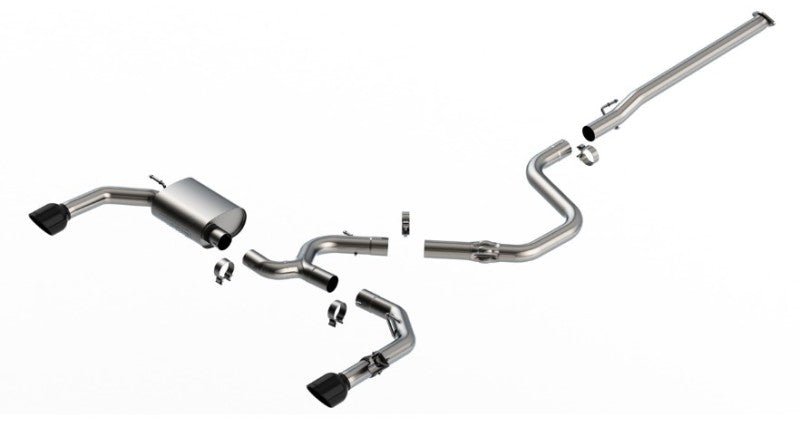 Borla - Borla 22 - 23 Hyundai Elantra N 2.0L 4 CYL. Turbo AT/MT ATAK Catback Exhaust Black Chrome - Panda Motorworks