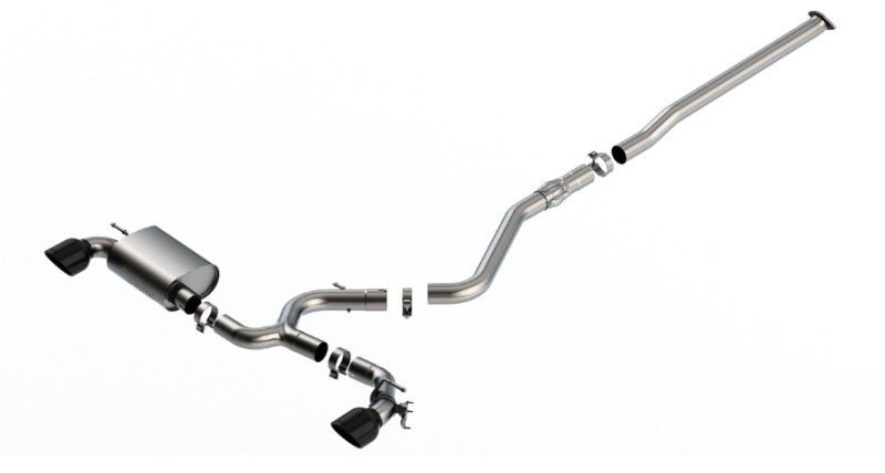 Borla - Borla 22 - 23 Hyundai Kona N 2.0L 4 CYL. Turbo AT/MT ATAK Catback Exhaust Black Chrome - Panda Motorworks