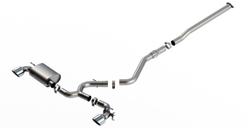 Borla - Borla 22 - 23 Hyundai Kona N 2.0L 4 CYL. Turbo AT/MT ATAK Catback Exhaust Bright Chrome - Panda Motorworks