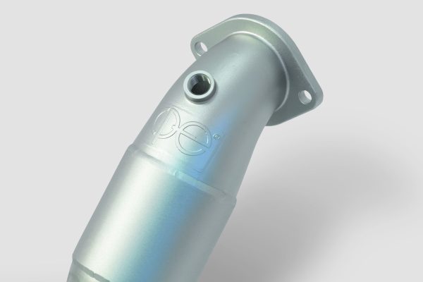 CPE Performance - cp - e™ QKspl™ 2020+ Ford Explorer ST EcoBoost Cast Bellmouth Downpipe ECOf™ by GESI® Catted Downpipe - Panda Motorworks