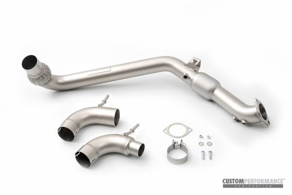 CPE Performance - cp - e™ QKspl™ Ford Mustang EcoBoost ECOf™ by GESI® Catted Downpipe - Panda Motorworks