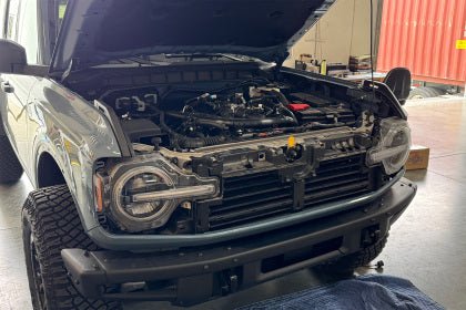 CSF - CSF 2021+ Ford Bronco 2.7L EcoBoost External Transmission Oil Cooler Kit