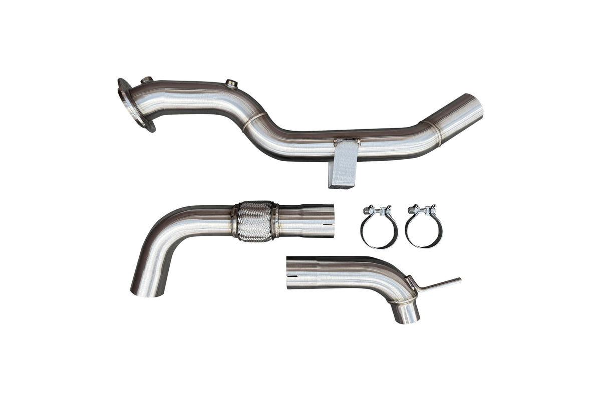 CVF 3" Stainless Steel Race Downpipe (2024-2026 Ford Mustang EcoBoost)