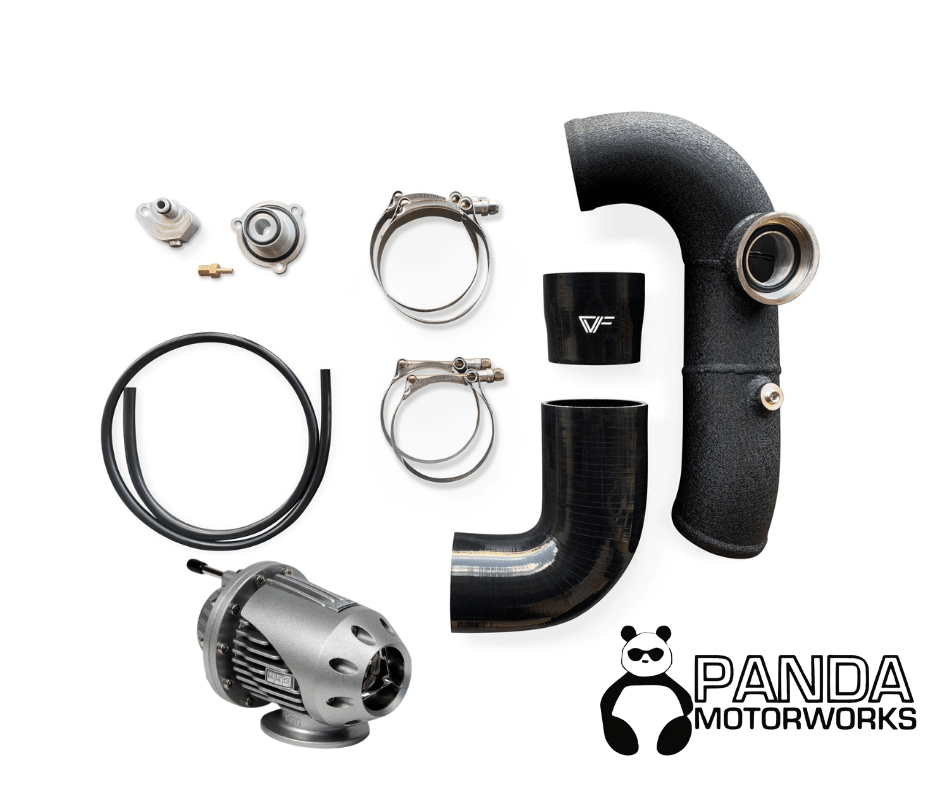 CVF - CVF Aluminum Intercooler Charge Pipe Kit with HKS Flange (2013 - 2018 Ford Focus ST) - Panda Motorworks