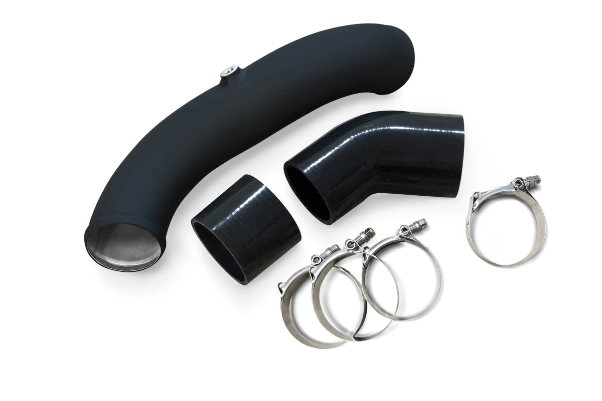 CVF - CVF Aluminum Intercooler Charge Pipe Kit with HKS Flange (2015 - 2023 Ford Mustang EcoBoost) - Panda Motorworks