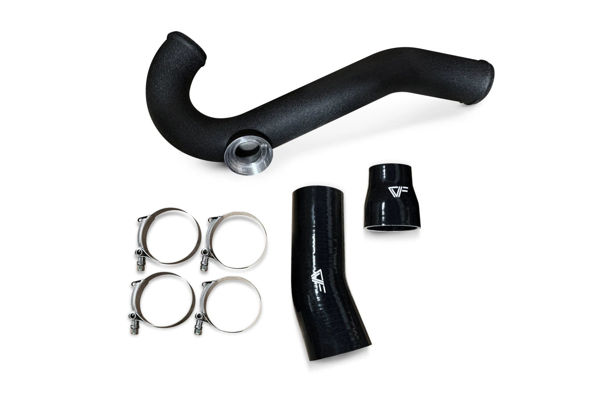 CVF - CVF Aluminum Intercooler Charge Pipe Kit with HKS Flange (2015 - 2023 Ford Mustang EcoBoost) - Panda Motorworks