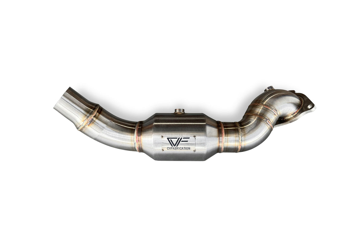 CVF Stainless Steel Catted Downpipe (2021-2024 Ford Bronco 2.3L EcoBoost)