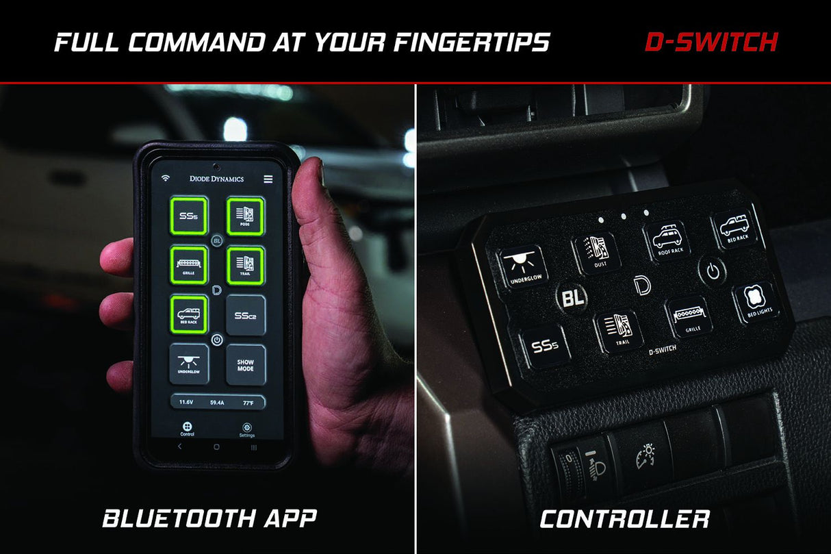 Diode Dynamics D-Switch 8 Button Controller Kit