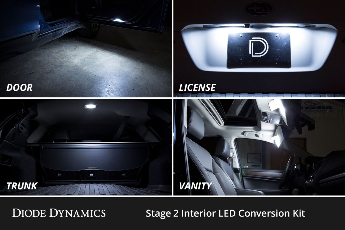Diode Dynamics - Diode Dynamics 03 - 09 Toyota 4Runner Interior LED Kit Cool White - Panda Motorworks