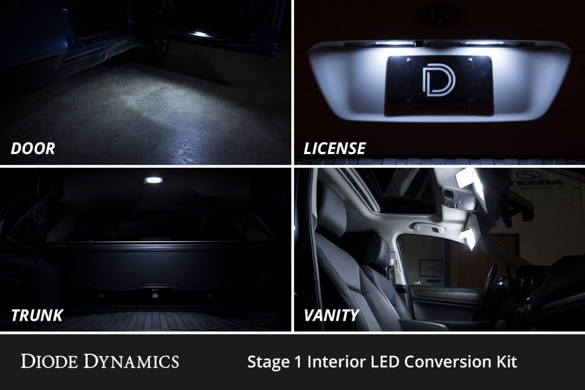 Diode Dynamics - Diode Dynamics 03 - 09 Toyota 4Runner Interior LED Kit Cool White - Panda Motorworks
