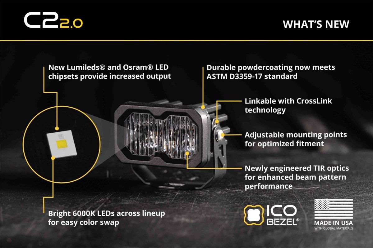 Diode Dynamics - Diode Dynamics C2 2.0 LED Pod (pair)