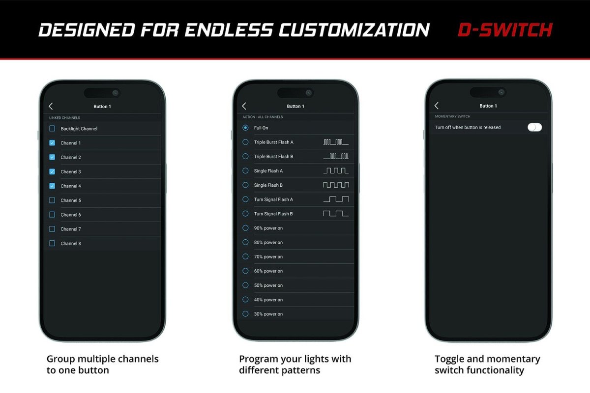 Diode Dynamics - Diode Dynamics D - Switch 8 Button Controller Kit