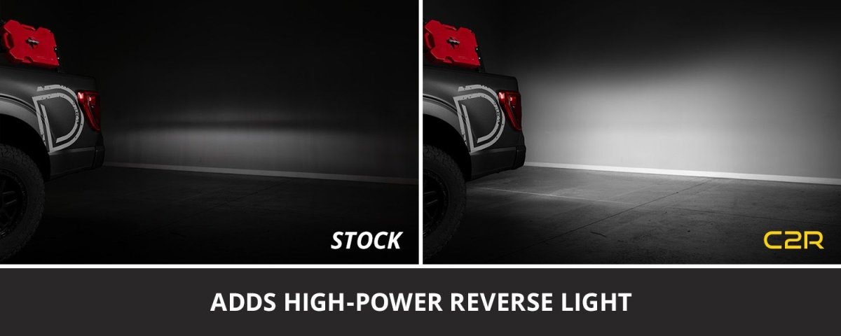 Diode Dynamics - Diode Dynamics Stage Series Flush Mount Reverse Light Kit (SSC1 or C2 2.0 w/ Red Backlight)