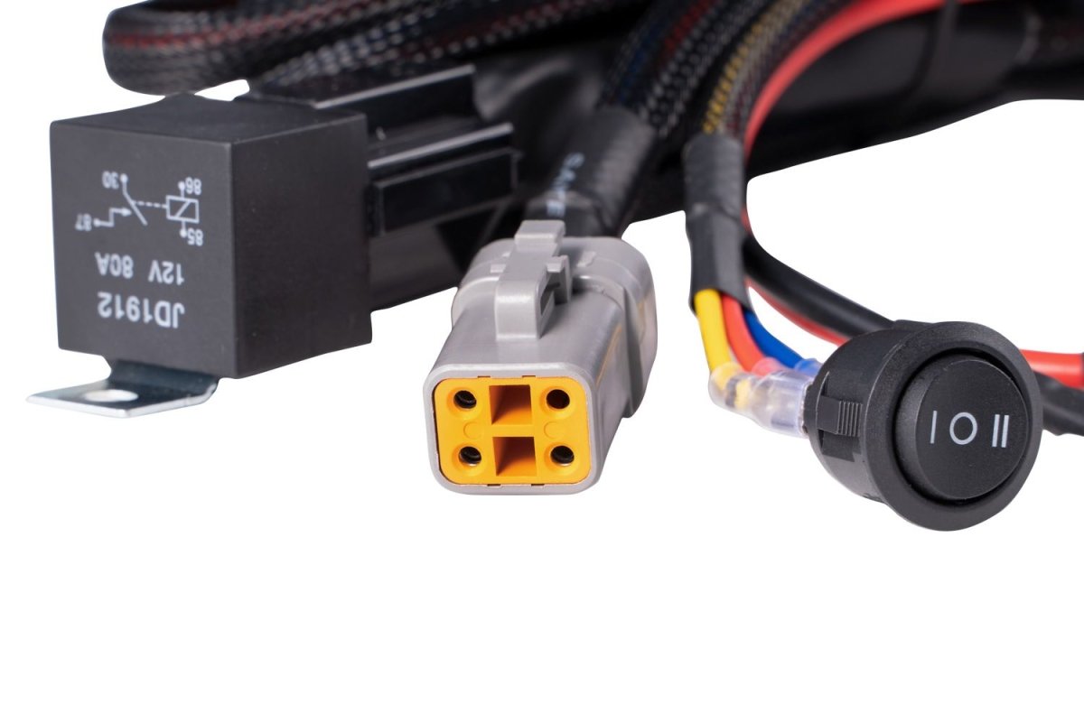 Diode Dynamics - Diode Dynamics Ultra Heavy Duty Single Output 4 - pin Wiring Harness