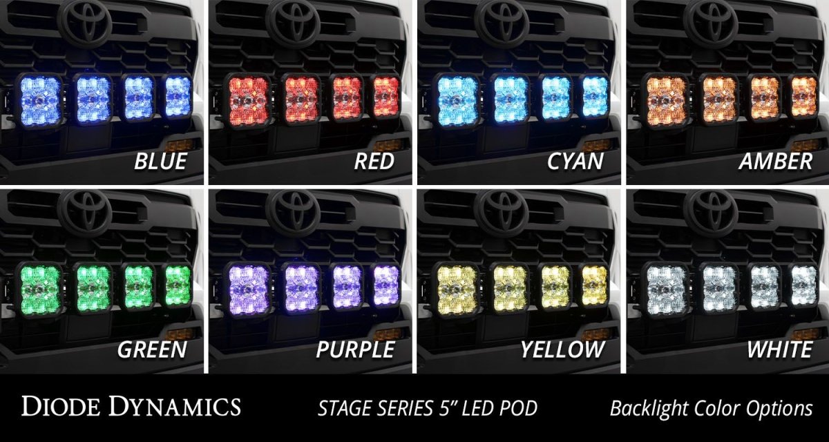 Diode Dynamics - SS5 Grille CrossLink Lightbar Kit for 2024+ Toyota Tacoma - Panda Motorworks