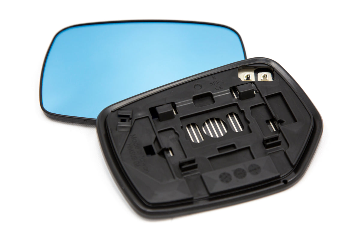 OLM Wide Angle Convex Mirrors with Defrosters (Blue) - 2015+ WRX / 2015+ STI
