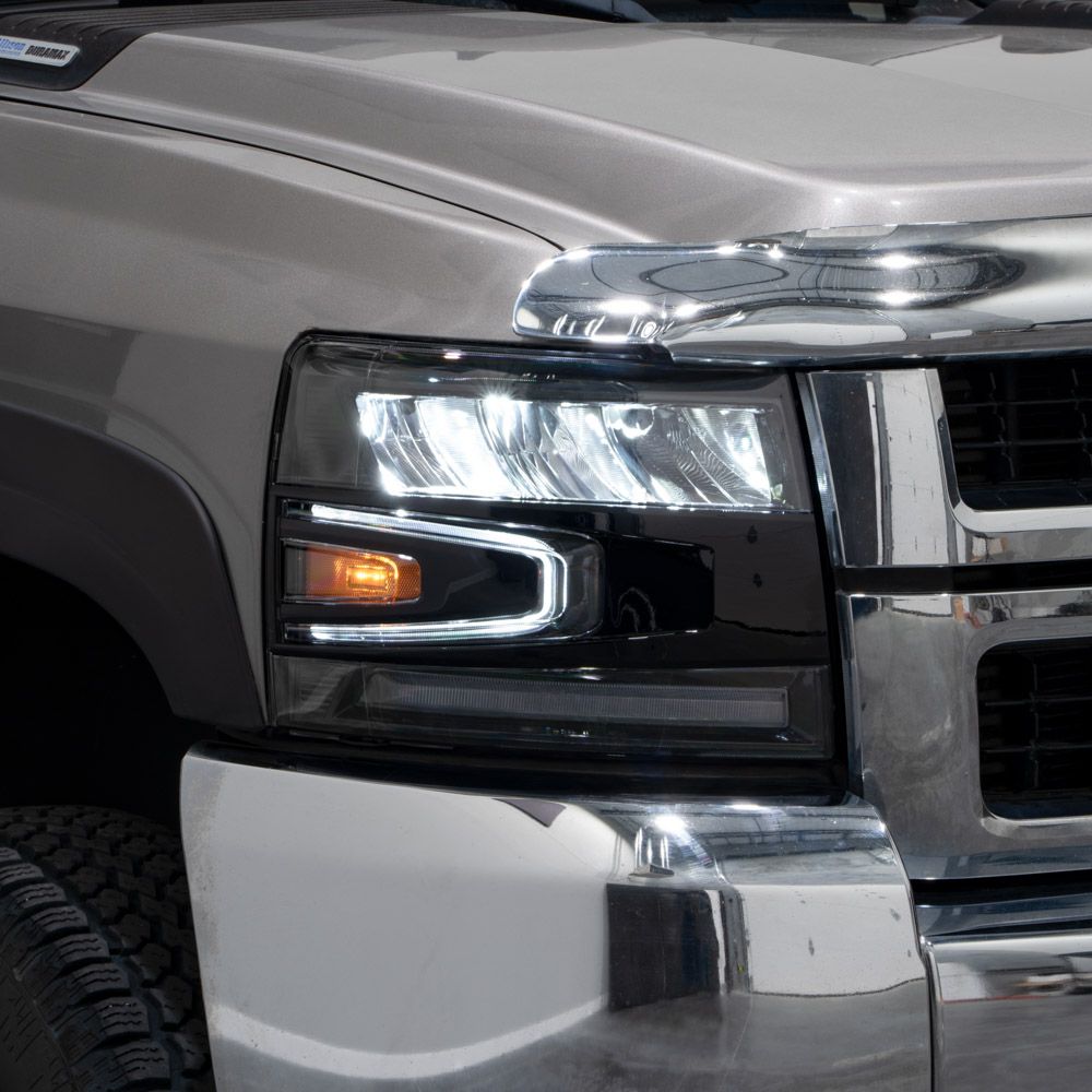 Form Lighting - 2007 - 2013 Chevrolet Silverado LED Reflector Headlights (pair)