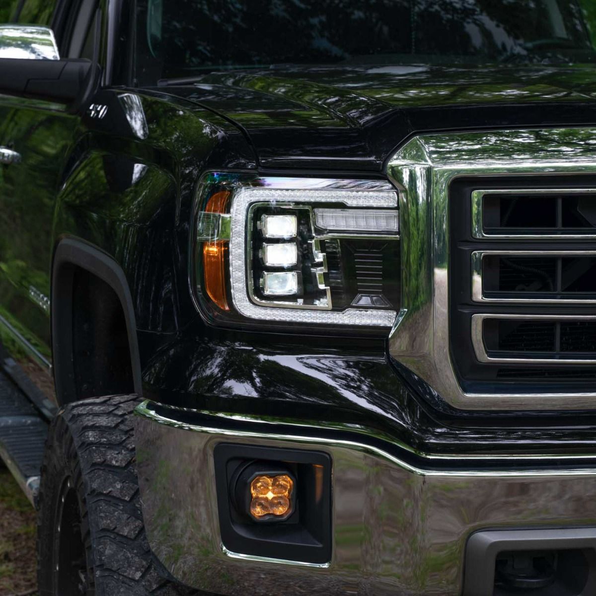 Form Lighting - 2014 - 2018 GMC Sierra 1500 LED Projector Headlights (pair)