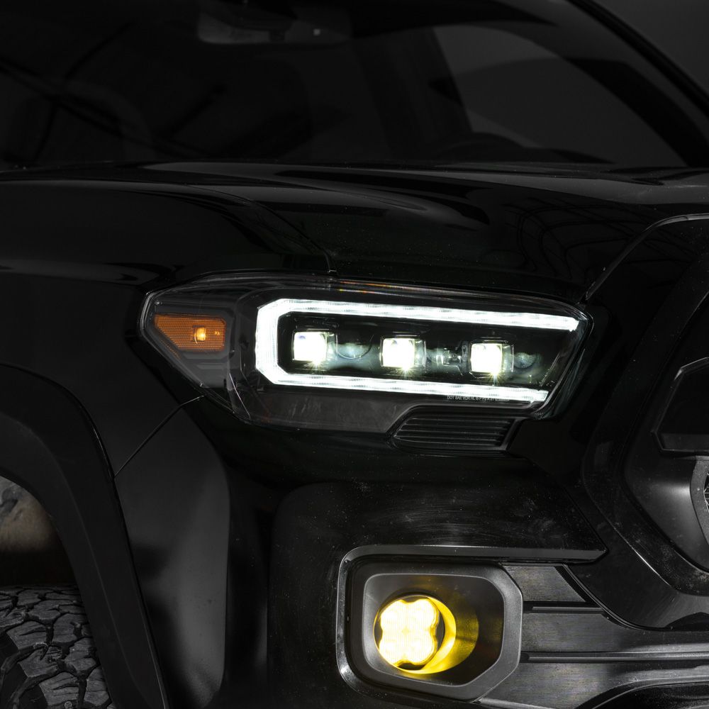 Form Lighting - 2016 - 2023 Toyota Tacoma LED Projector Headlights with Selectable DRL (pair)