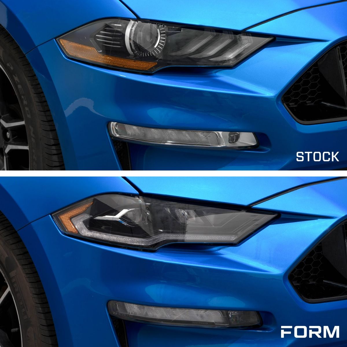 Form Lighting - 2018 - 2023 Ford Mustang LED Headlights (pair)