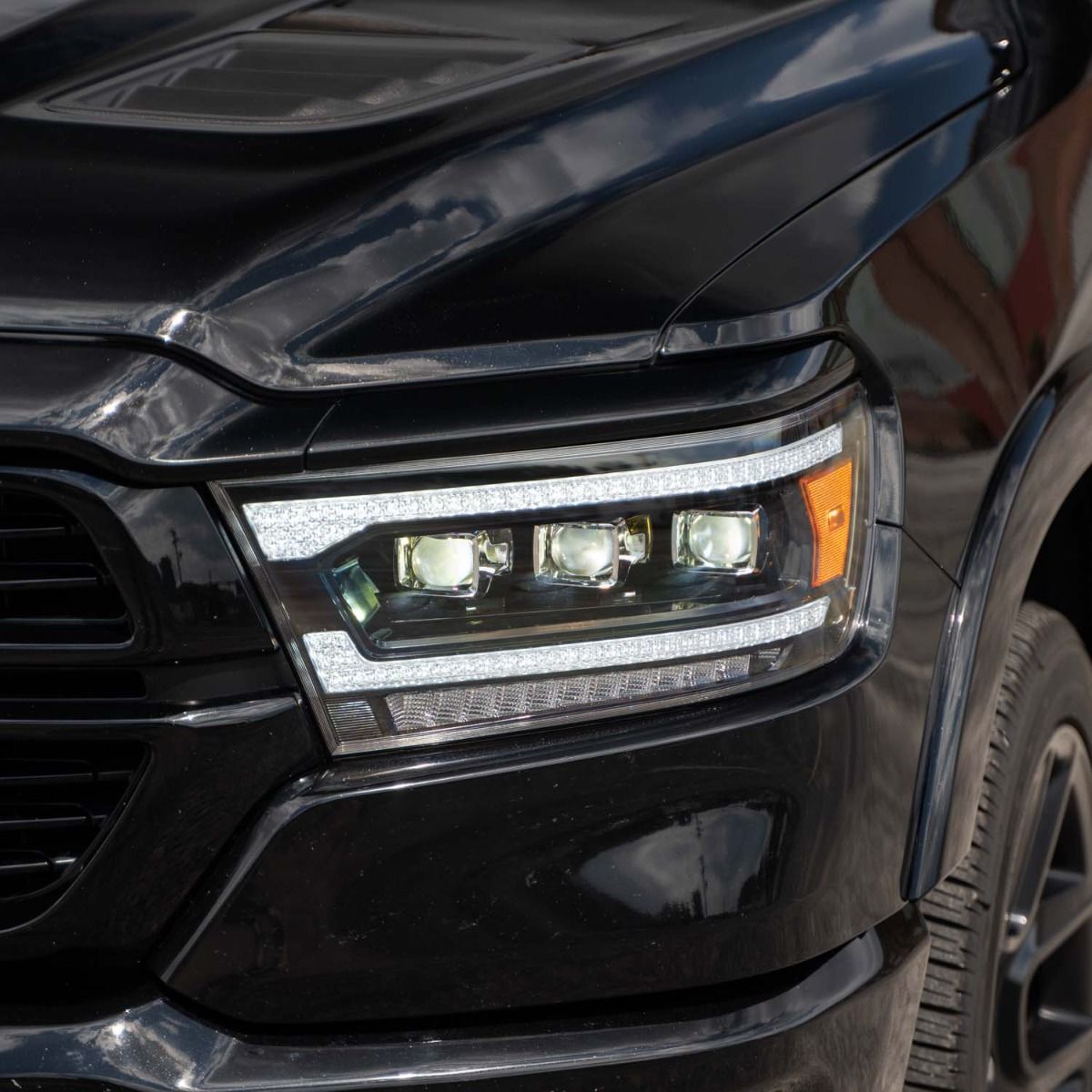 Form Lighting - 2019 - 2024 Ram 1500 Sequential LED Projector Headlights (pair)