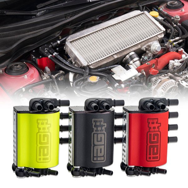IAG Performance - IAG Air / Oil Separator (AOS) For 08 - 14 Subaru WRX / 08 - 21 STI