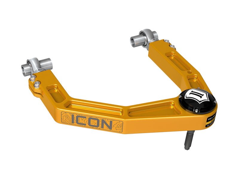 ICON - ICON 2024 Toyota Tacoma Billet Upper Control Arm w/ Delta Joint Pro - Gold Anodized - Panda Motorworks