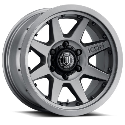 ICON - ICON Rebound Pro 17x8.5 6x5.5 25mm Offset 5.75in BS 95.1mm Bore Titanium Wheel - Panda Motorworks