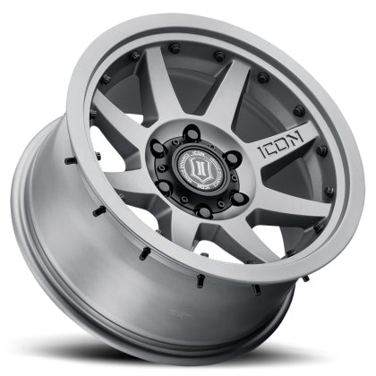 ICON - ICON Rebound Pro 17x8.5 6x5.5 25mm Offset 5.75in BS 95.1mm Bore Titanium Wheel - Panda Motorworks