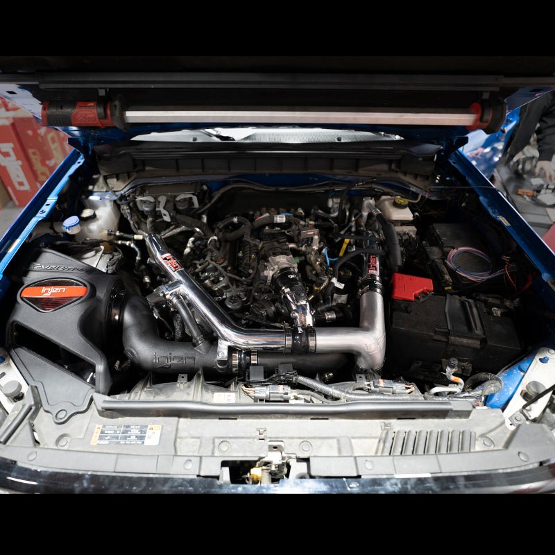 Injen - Injen 2021 - 2022 Ford Bronco V6 - 2.7L Twin Turbo Evolution Intake (Oiled) - Panda Motorworks