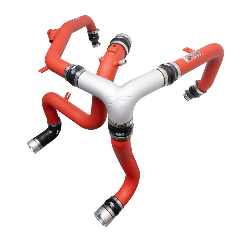 Injen - Injen 21 - 23 Ford Bronco 2.7L V6 (TT) EcoBoost SES Intercooler Pipes - Wrinkle Red - Panda Motorworks