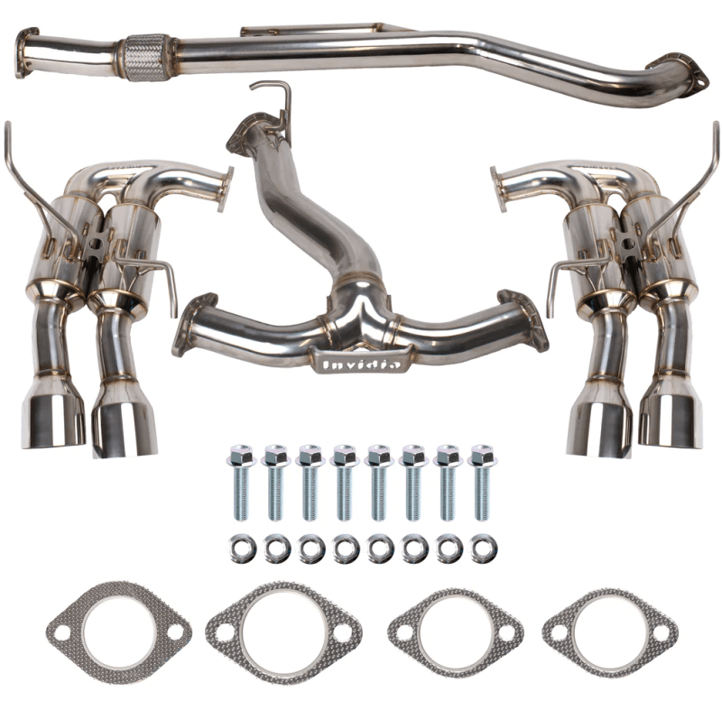 Invidia - Invidia R400 Cat Back Exhaust - Subaru WRX VB 22+ (Sedan) - Panda Motorworks