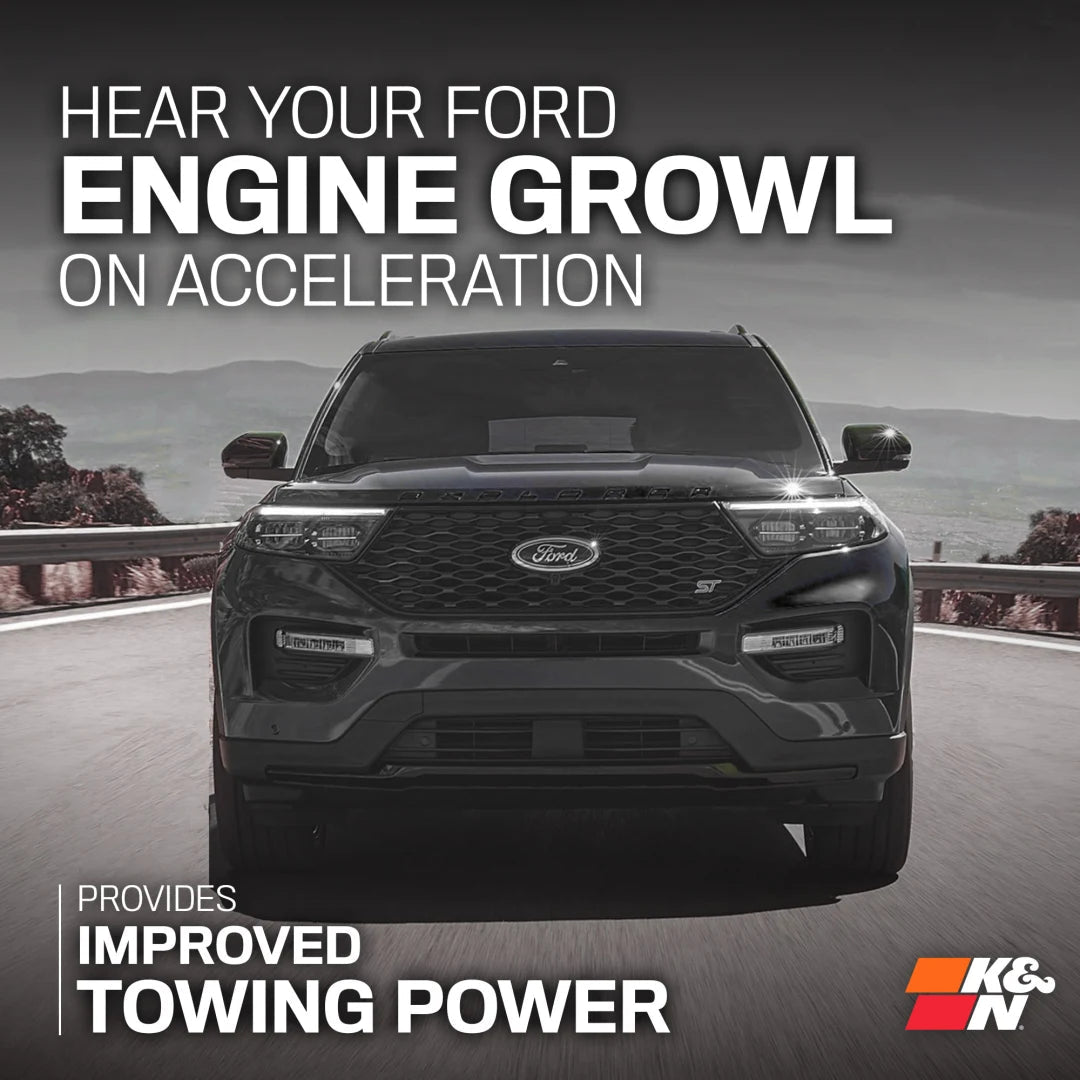 K&N Engineering - K&N 20 - 24 Ford Explorer 3.0L V6 / 20 - 24 Lincoln Aviator 3.0L V6 Performance Air Intake System