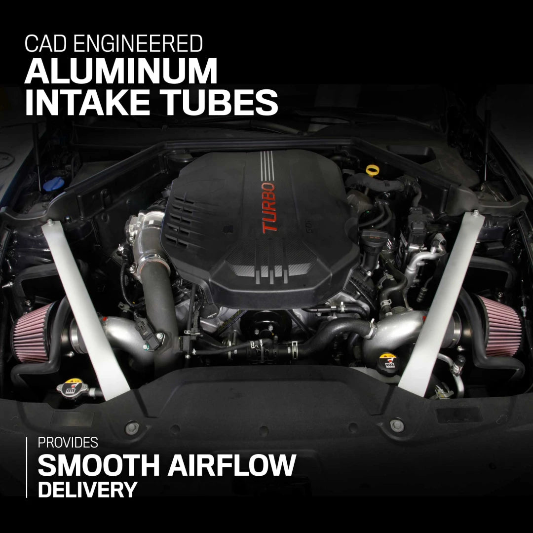 K&N Engineering - K&N 2018 Kia Stinger 3.3L Turbo Typhoon Air Intake - Panda Motorworks