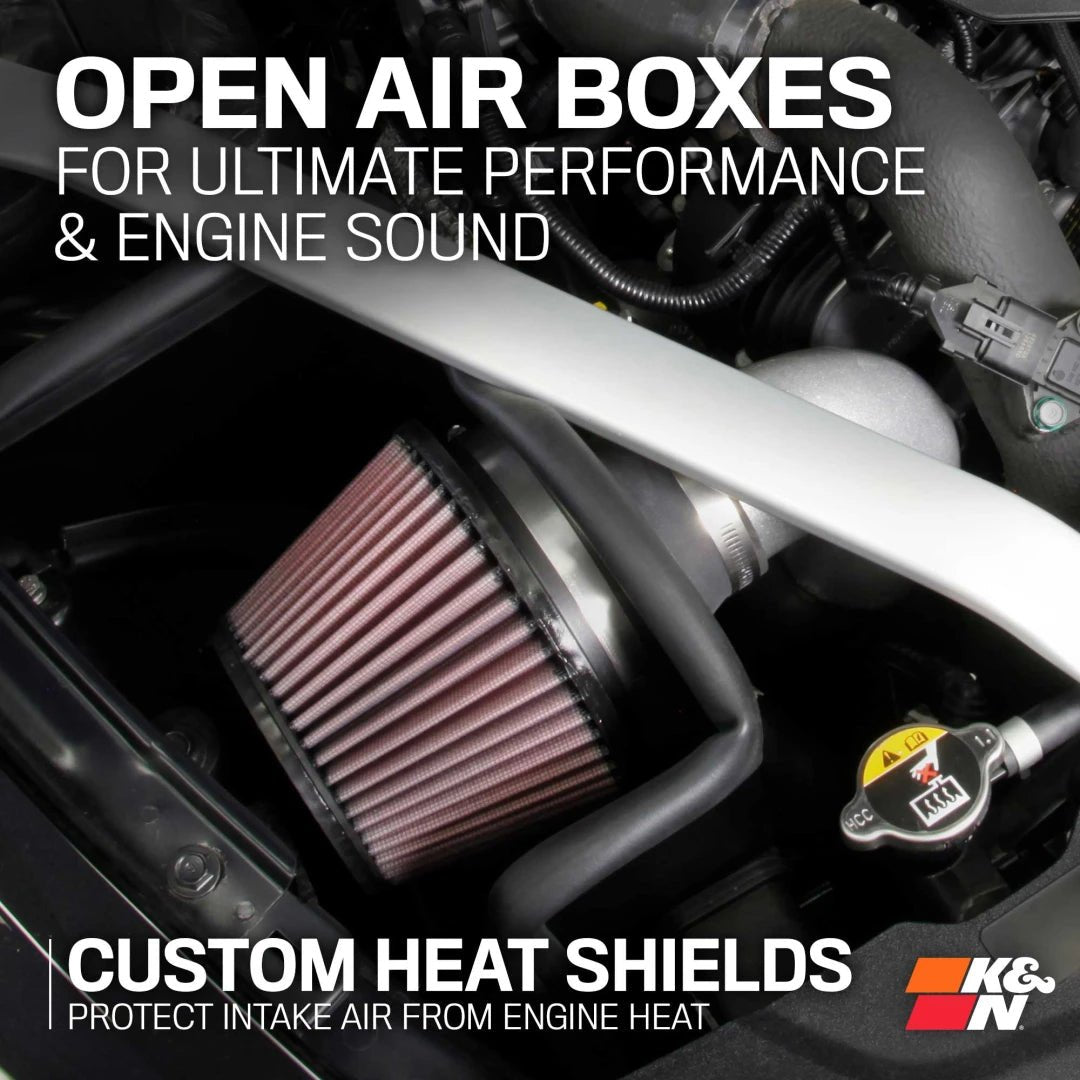 K&N Engineering - K&N 2018 Kia Stinger 3.3L Turbo Typhoon Air Intake - Panda Motorworks