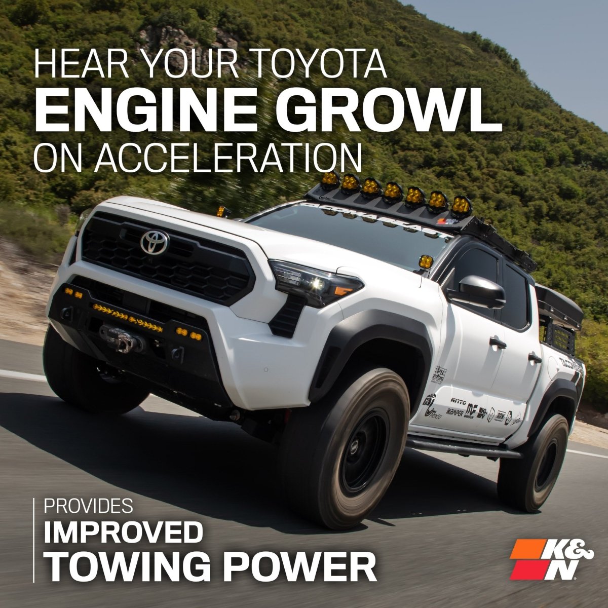 K&N Engineering - K&N 2024 Toyota Tacoma 63 Series Air Intake - Panda Motorworks