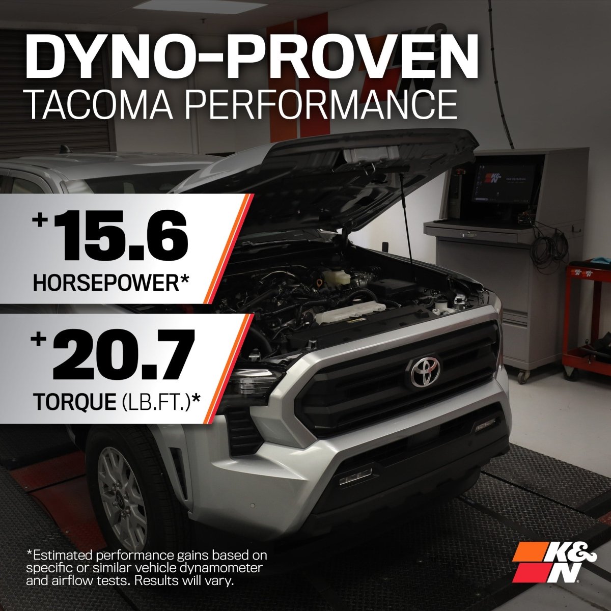 K&N Engineering - K&N 2024 Toyota Tacoma 63 Series Air Intake - Panda Motorworks