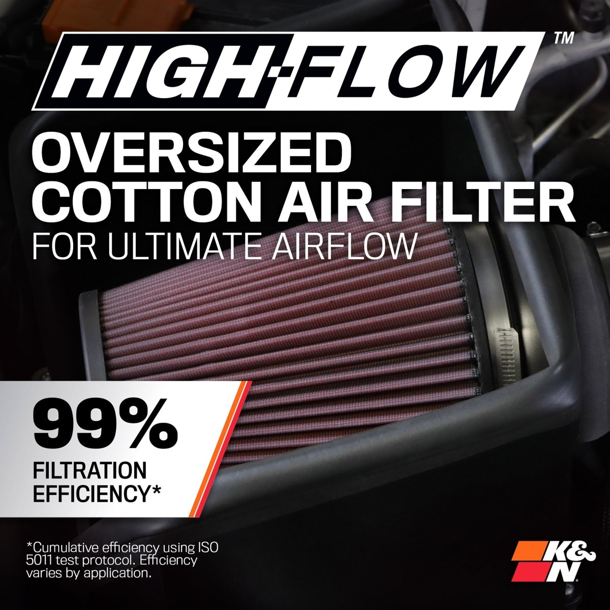 K&N Engineering - K&N 2024 Toyota Tacoma 77 Series Air Intake - Panda Motorworks