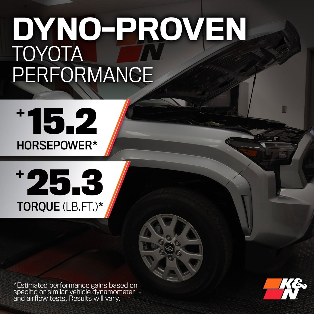 K&N Engineering - K&N 2024 Toyota Tacoma 77 Series Air Intake - Panda Motorworks