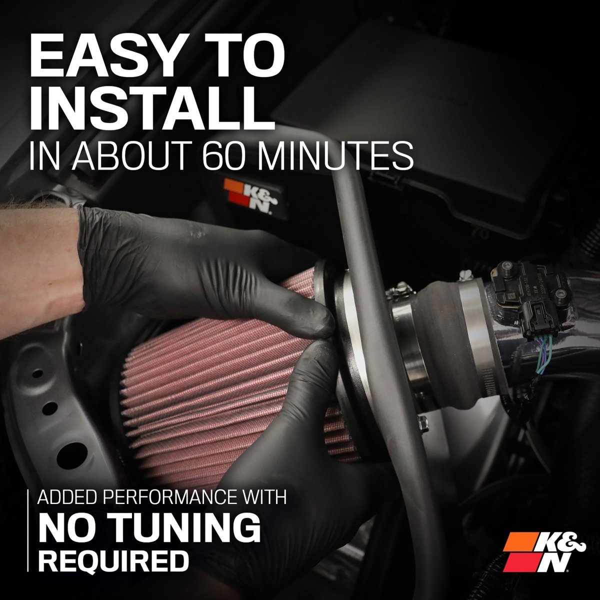 K&N Engineering - K&N 2024 Toyota Tacoma 77 Series Air Intake - Panda Motorworks