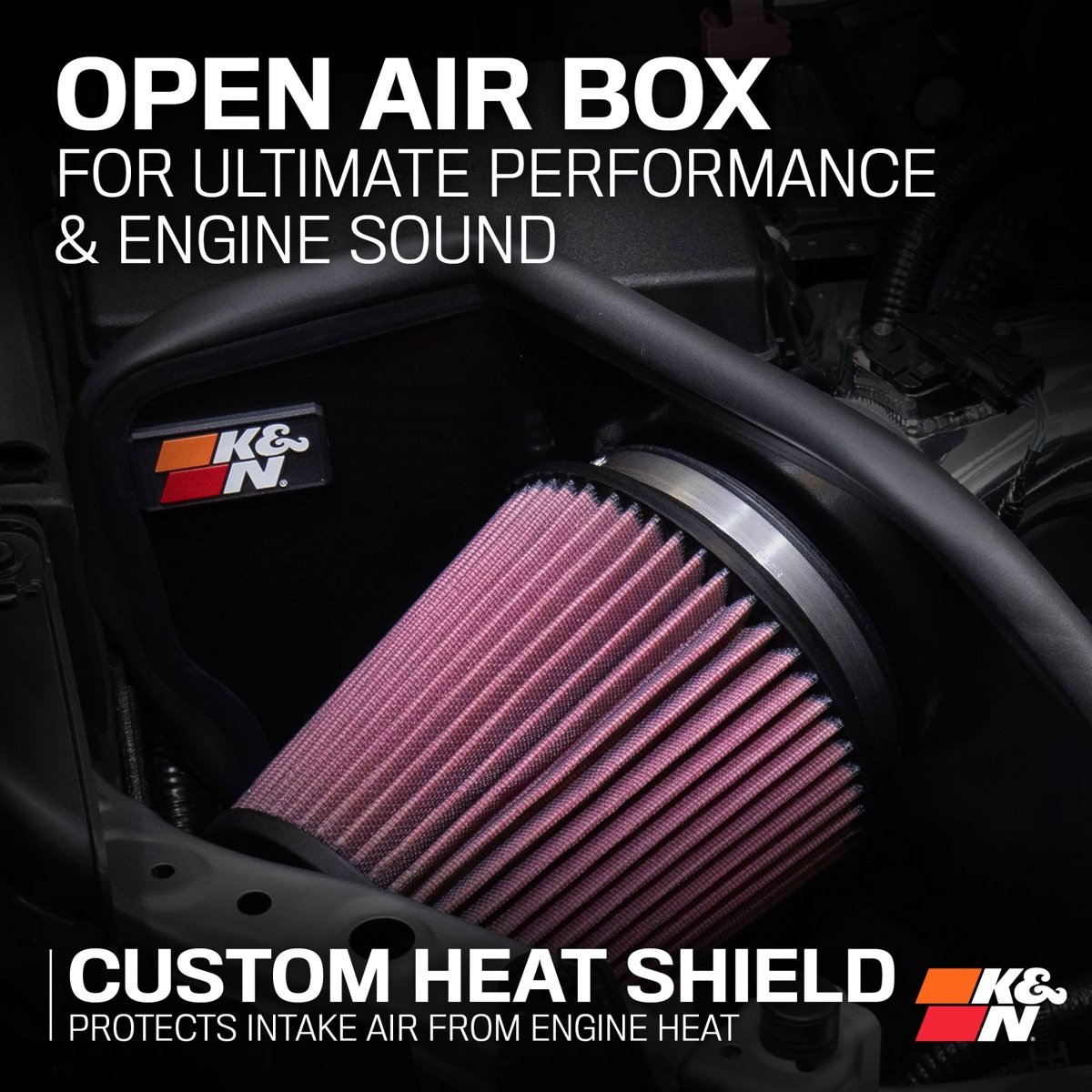 K&N Engineering - K&N 2024 Toyota Tacoma 77 Series Air Intake - Panda Motorworks