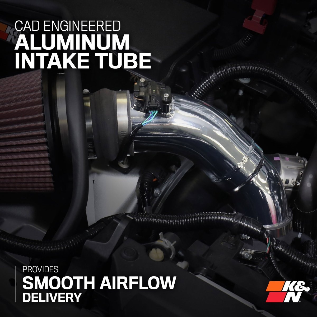 K&N Engineering - K&N 2024 Toyota Tacoma 77 Series Air Intake - Panda Motorworks