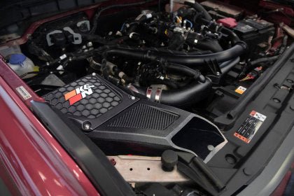 K&N Engineering - K&N 21 - 23 Ford Bronco 2.7L V6 F/I Dryflow Performance Air Intake System - Panda Motorworks