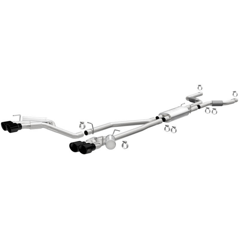 Magnaflow - MagnaFlow 20 - 23 Ford Explorer 3.0L V6 Dual Exit Quad Black Chrome Tip Street Series Cat - Back Exhaust - Panda Motorworks