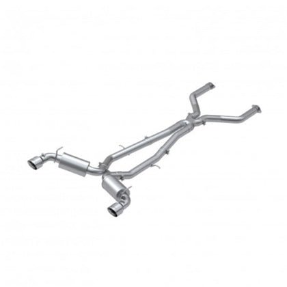 mbrp - MBRP 17 - 22 Infiniti Q60 3.0L RWD/AWD Cat Back Dual Rear - Panda Motorworks
