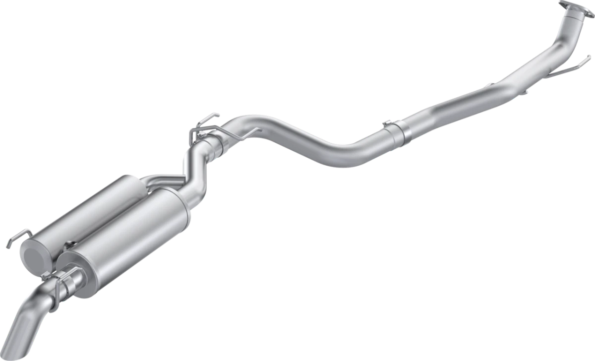 MBRP - MBRP 3” Cat - Back Pre - Axle Turn Down Exhaust – 2024–2025 Toyota Tacoma 2.4L